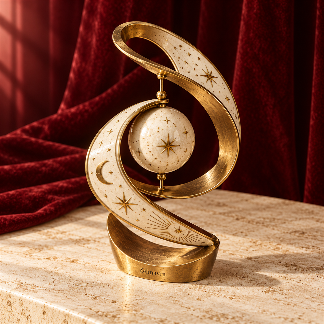 Zelmavra Celestial Balance Sculpture