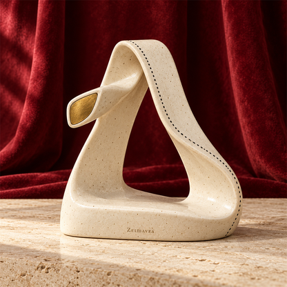 Zelmavra Folded Ribbon Sculpture