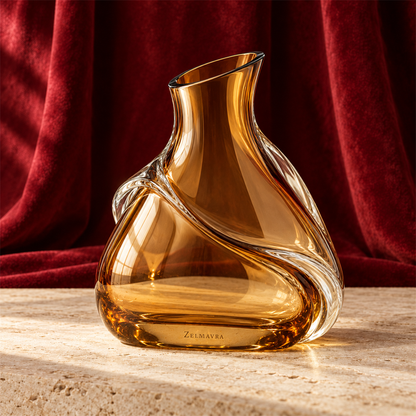 Zelmavra Amber Flow Vase