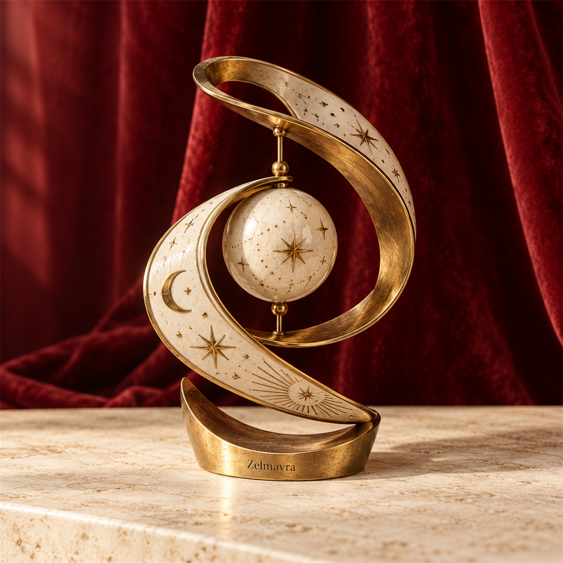 Zelmavra Celestial Balance Sculpture