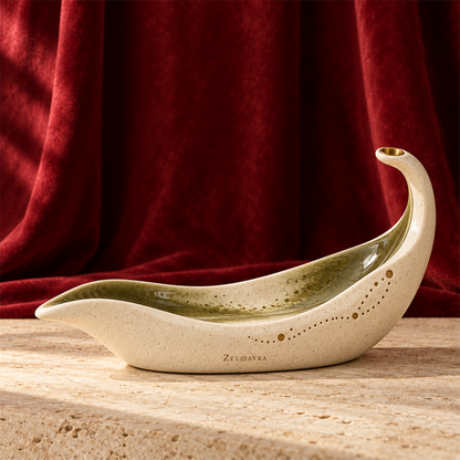 Zelmavra Olive Crescent Display Bowl